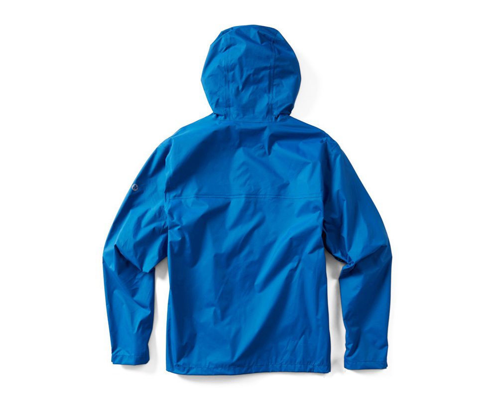 Merrell Jackets Blue - Fallon Rain - Mens 64GXDUHTB